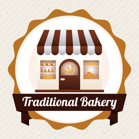 bakery graphic design , vector illustrationのイラスト素材