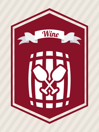 wine graphic design , vector illustrationのイラスト素材