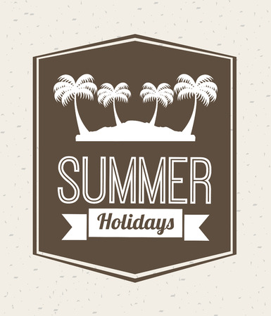summer graphic design , vector illustrationのイラスト素材