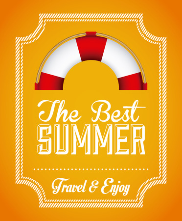 summer graphic design , vector illustrationのイラスト素材