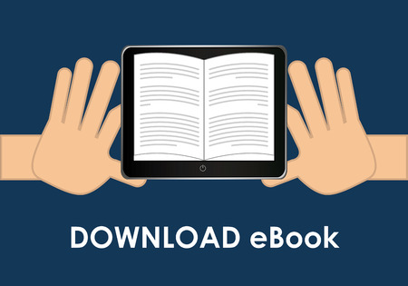 ebook graphic design , vector illustrationのイラスト素材