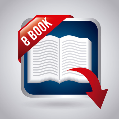 ebook graphic design , vector illustrationのイラスト素材