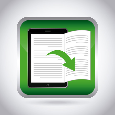 ebook graphic design , vector illustrationのイラスト素材