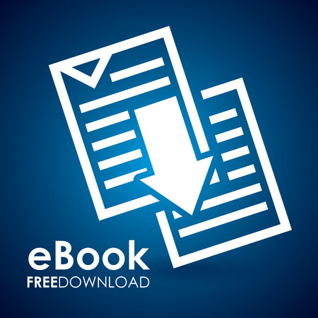 ebook graphic design , vector illustrationのイラスト素材