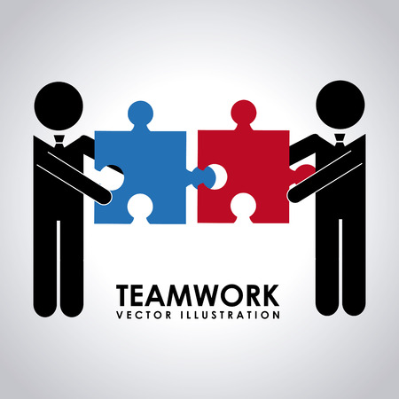 teamwork graphic design , vector illustrationのイラスト素材