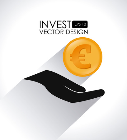 Money design over white background,vector illustrationのイラスト素材