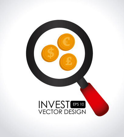 Money design over white background,vector illustrationのイラスト素材
