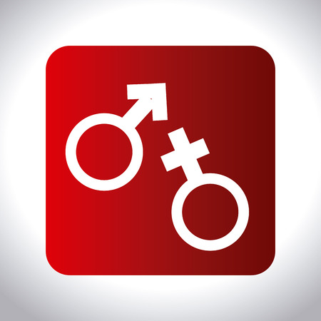 Gender design over white background,vector illustrationのイラスト素材