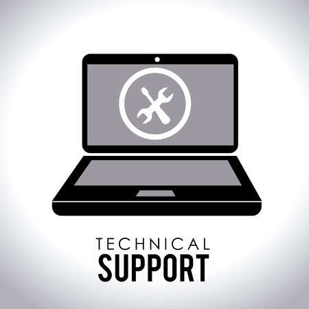 Support design over white background,vector illustrationのイラスト素材