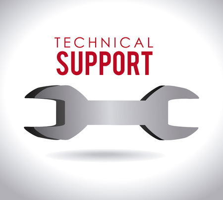 Support design over white background,vector illustrationのイラスト素材