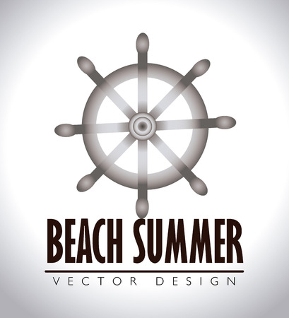 Summer design over white background,vector illustrationのイラスト素材