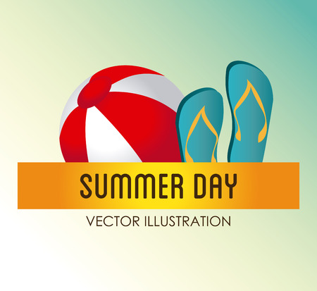 Summer design over white background,vector illustrationのイラスト素材