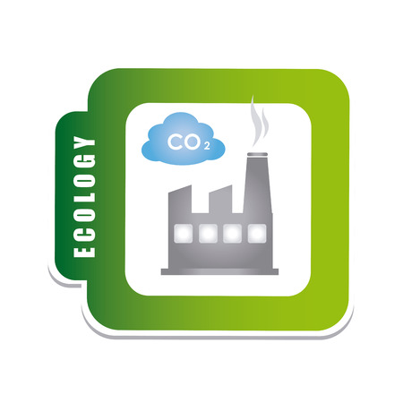 Ecology design over white background,vector illustrationのイラスト素材