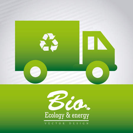 Ecology design over white background,vector illustrationのイラスト素材