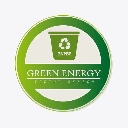 Ecology design over white background,vector illustrationのイラスト素材