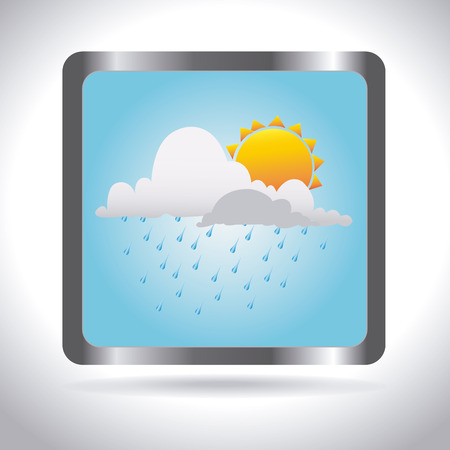 Weather design over white background,vector illustrationのイラスト素材