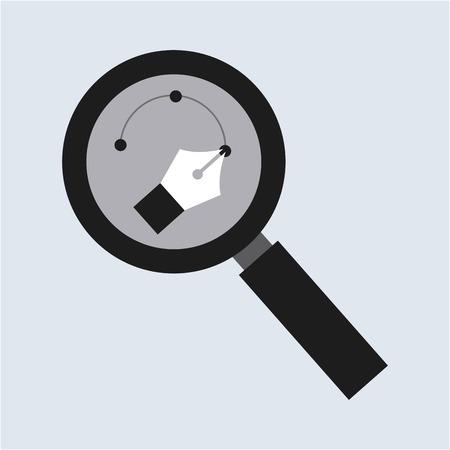 zoom graphic design , vector illustrationのイラスト素材