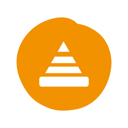 cone graphic design , vector illustrationのイラスト素材