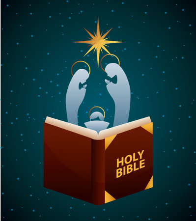 holy bible graphic design , vector illustrationのイラスト素材