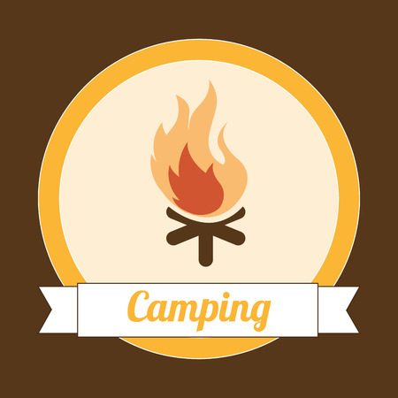 camping graphic design , vector illustrationのイラスト素材