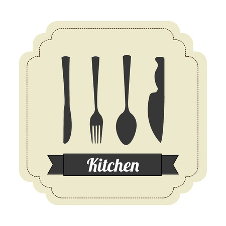 kitchen graphic design , vector illustrationのイラスト素材