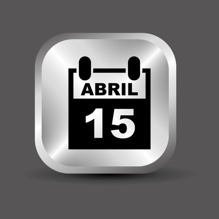 calendar graphic design , vector illustrationのイラスト素材
