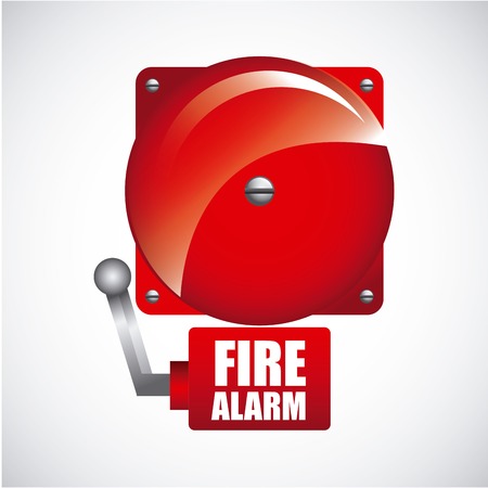 fire alarm design , illustrationのイラスト素材