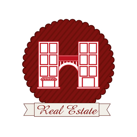 real estate design , vector illustrationのイラスト素材
