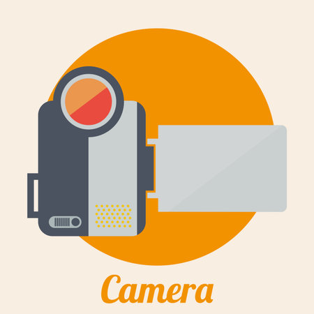 camera design , vector illustrationのイラスト素材