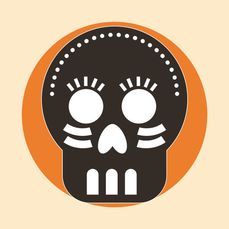 skull graphic design , vector illustrationのイラスト素材