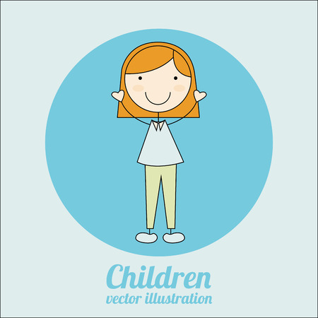 children design , vector illustrationのイラスト素材