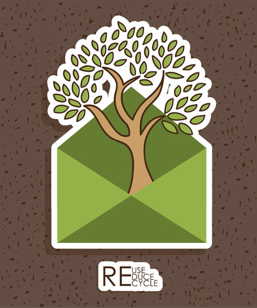 eco design , vector illustrationのイラスト素材