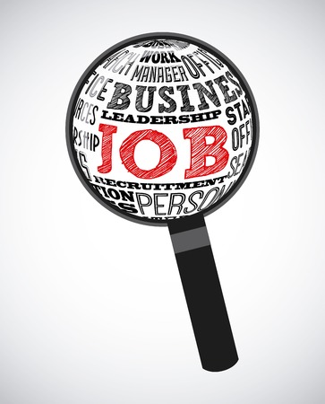 jobs design illustrationのイラスト素材