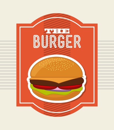 fast food  design , vector illustrationのイラスト素材