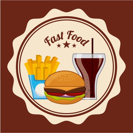 fast food  design , vector illustrationのイラスト素材
