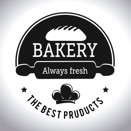 Bakery design over white backgroundのイラスト素材