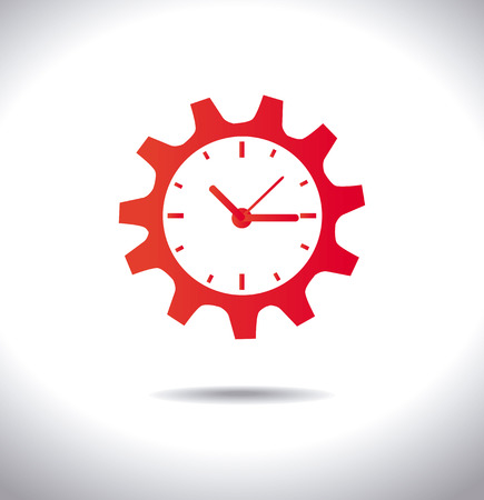 Time design over white backgroundのイラスト素材