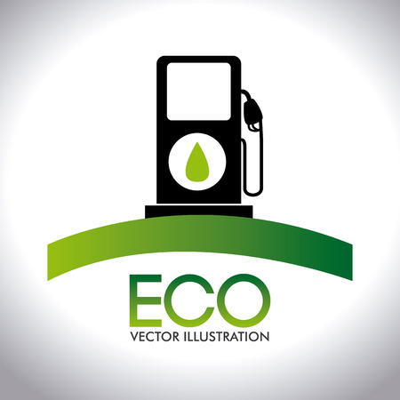 Ecology design over white background,vector illustration.のイラスト素材