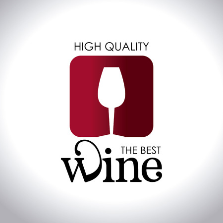 The best Wine design over white backgroundのイラスト素材