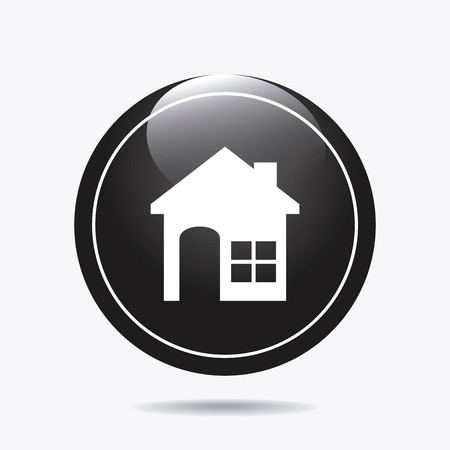 Home design over white backgroundのイラスト素材