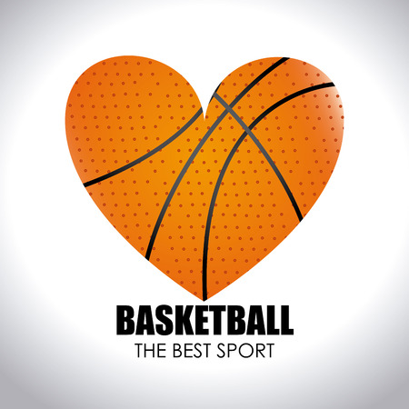 Basketball Sport design over white backgroundのイラスト素材