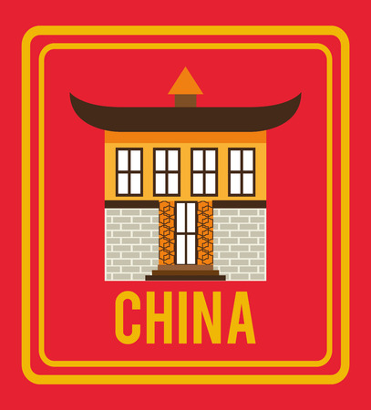 china design, vector illustrationのイラスト素材