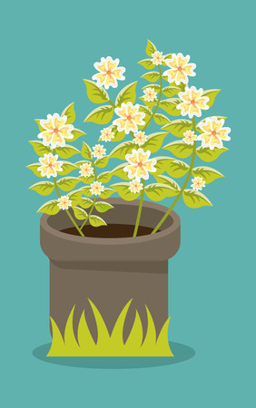 floral  design , vector illustrationのイラスト素材