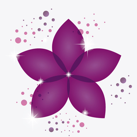 floral  design , vector illustrationのイラスト素材