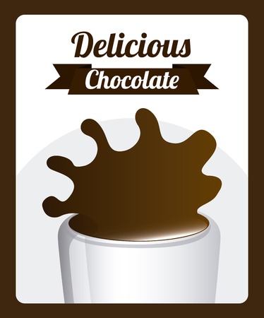 chocolate designのイラスト素材