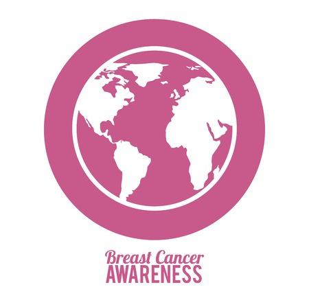 breast cancer designのイラスト素材
