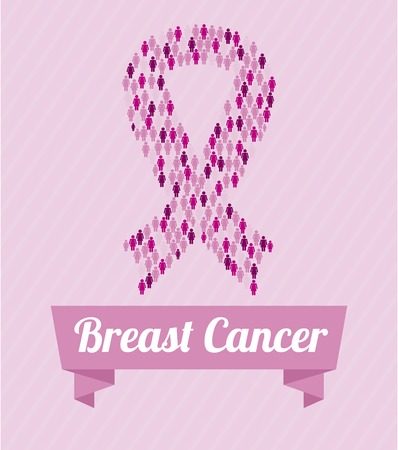 breast cancer design, vector illustration EPS10のイラスト素材