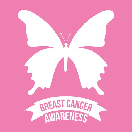breast cancer designのイラスト素材
