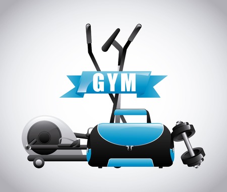 gym label designのイラスト素材