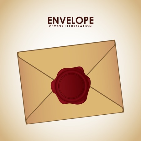 seal envelope  designのイラスト素材